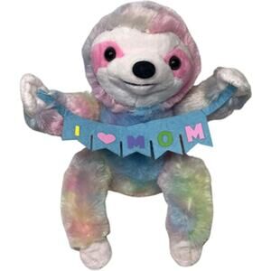 Dan Dee Collectors Choice Pastel Sloth I Love Mom Plush